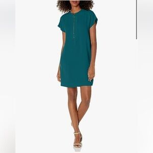 Trina Turk NWT Teal Mini Dress